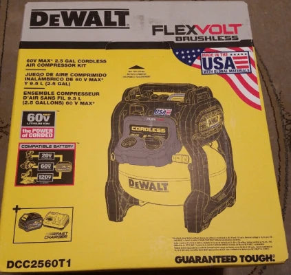 Аккумуляторный компрессор DEWALT DCC2560T1 (DCC1054) FLEXVOLT 60V MAX*