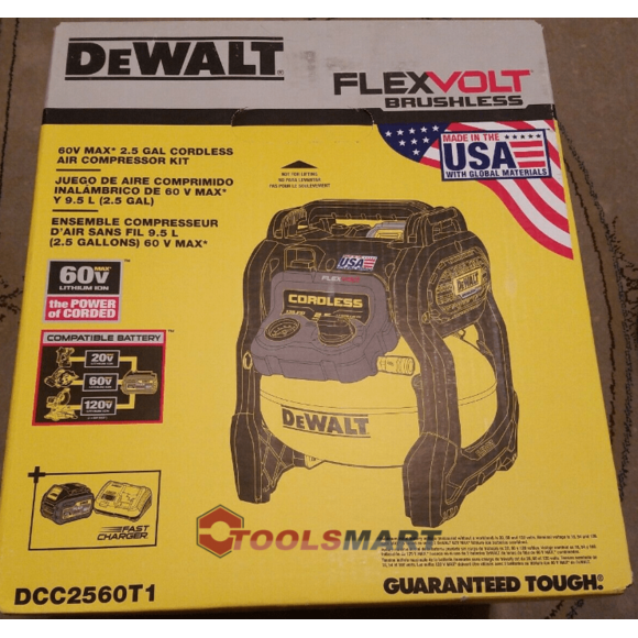 Акумуляторний компресор DEWALT DCC2560T1 (DCC1054) FLEXVOLT 60V MAX*