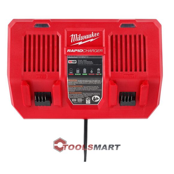 Зарядний пристрій MILWAUKEE M18 DFC (48-59-1802) DUAL RAPID 6A на два порти 220В