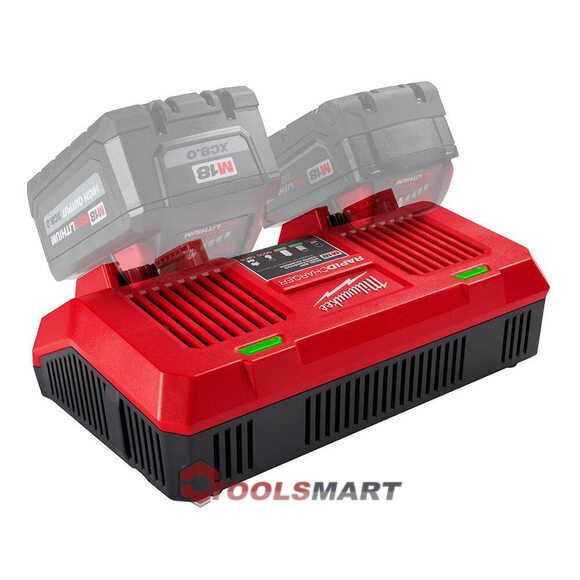 Зарядний пристрій MILWAUKEE M18 DFC (48-59-1802) DUAL RAPID 6A на два порти 220В