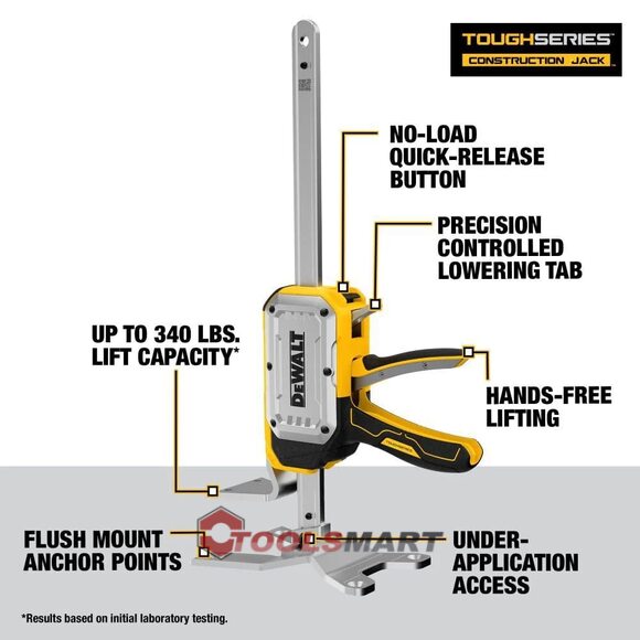 Будівельний домкрат (струбцин) DEWALT DWHT83550 TOUGHSERIES
