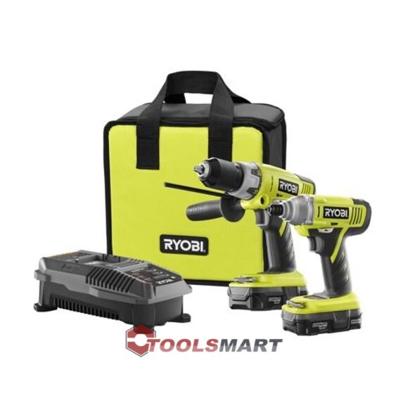 Набір акумуляторних шуруповертів Ryobi P898 18V ONE +